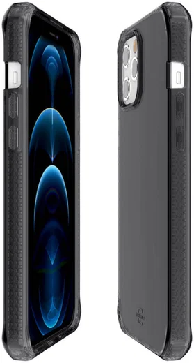 ITSKINS Spectrum Clear Apple iPhone 12 / 12 Pro Hoesje Zwart afbeelding 6