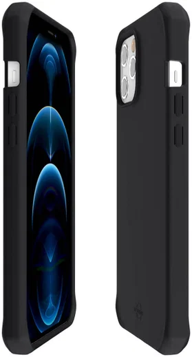 ITSKINS Spectrum Solid Apple iPhone 12 / 12 Pro Hoesje Zwart afbeelding 6