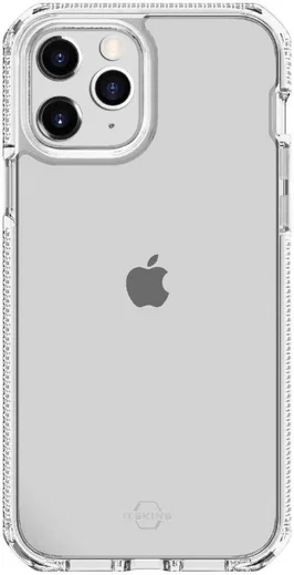 ITSKINS Supreme Clear iPhone 12 / 12 Pro Hoesje Transparant/Wit afbeelding 1