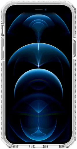 ITSKINS Supreme Clear iPhone 12 / 12 Pro Hoesje Transparant/Wit afbeelding 4