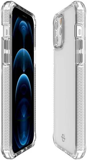 ITSKINS Supreme Clear iPhone 12 / 12 Pro Hoesje Transparant/Wit afbeelding 6