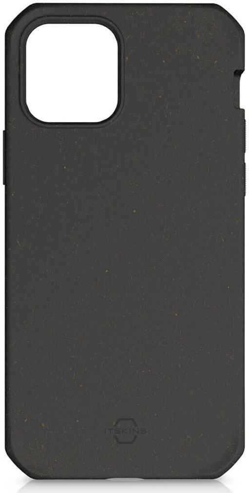 ITSKINS Feronia Bio iPhone 12 Mini Hoesje Duurzaam Materiaal Zwart afbeelding 5
