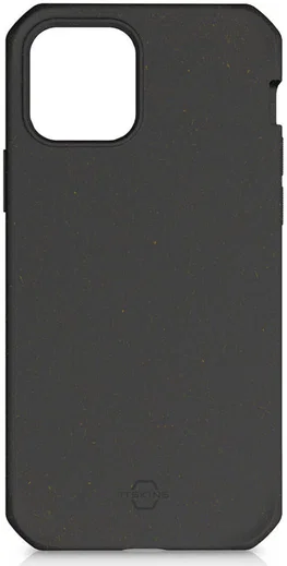 ITSKINS Feronia Bio iPhone 12 Mini Hoesje Duurzaam Materiaal Zwart afbeelding 5