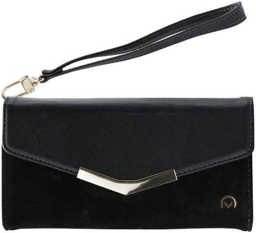Mobilize Velvet Clutch Apple iPhone 12 Mini Hoesje Deep Black afbeelding 2