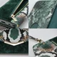 Mobilize Velvet Clutch Apple iPhone 12 / 12 Pro Hoesje Green Snake afbeelding 8