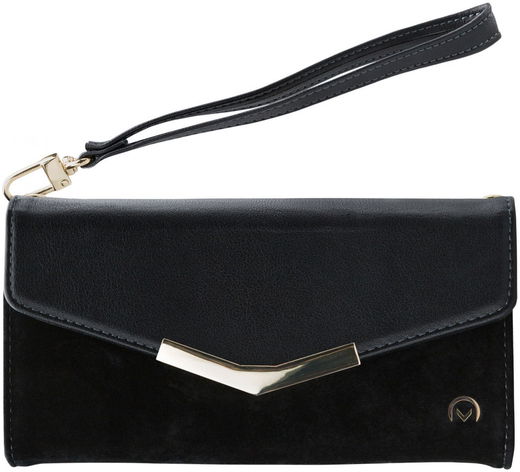 Mobilize Velvet Clutch Apple iPhone 12 / 12 Pro Hoesje Deep Black afbeelding 2