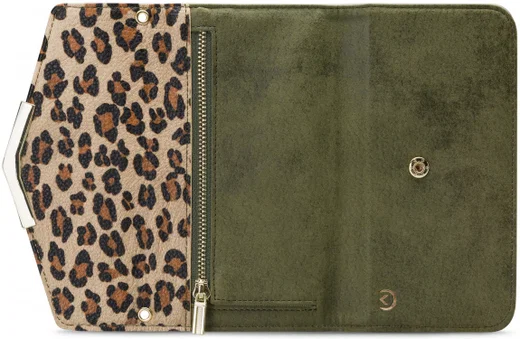 Mobilize Velvet Clutch Apple iPhone 12 / 12 Pro Hoesje Leopard afbeelding 5