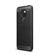 Motorola Moto G9 Play / Moto E7 Plus Geborsteld TPU Flexibel Zwart afbeelding 1