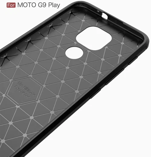 Motorola Moto G9 Play / Moto E7 Plus Geborsteld TPU Flexibel Zwart afbeelding 10