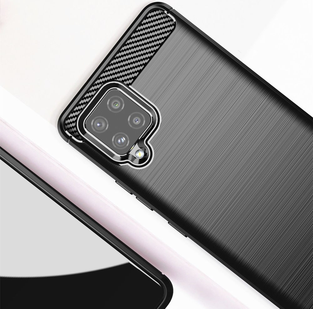 Samsung Galaxy A42 Hoesje Geborsteld TPU Flexibele Back Cover Zwart afbeelding 14