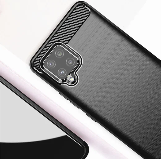 Samsung Galaxy A42 Hoesje Geborsteld TPU Flexibele Back Cover Zwart afbeelding 14