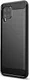 Samsung Galaxy A42 Hoesje Geborsteld TPU Flexibele Back Cover Zwart afbeelding 2