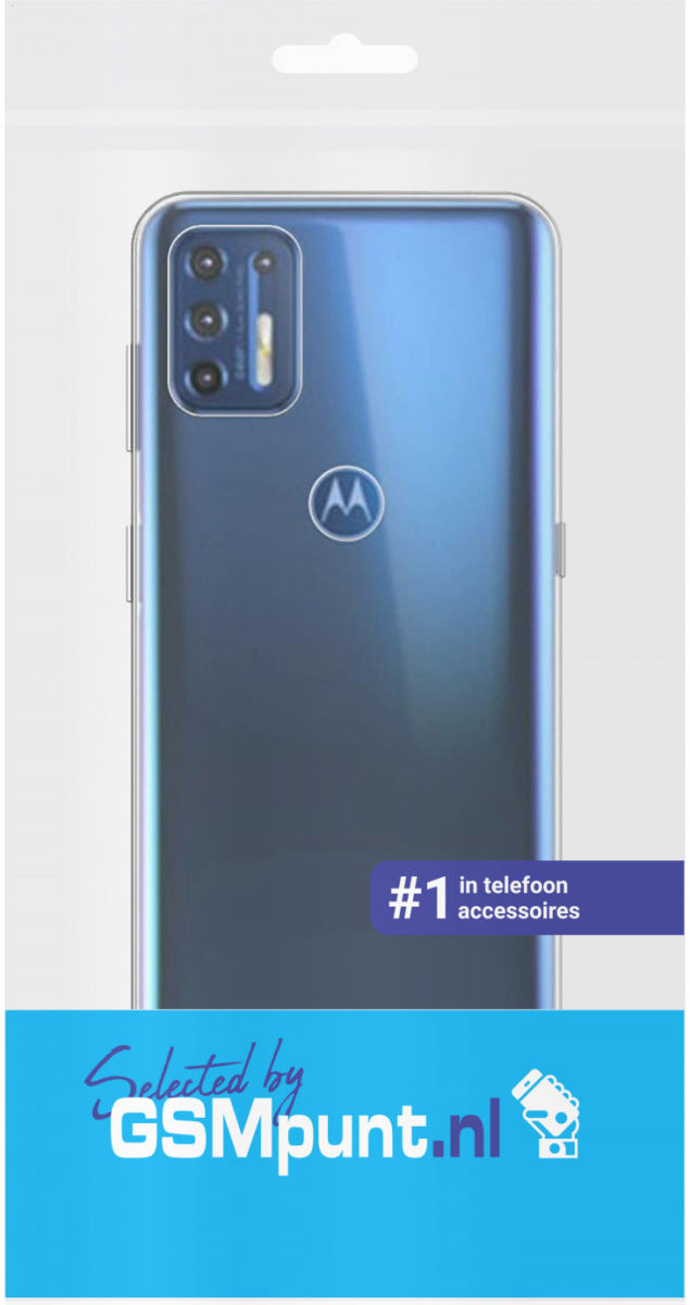 Motorola Moto G9 Plus Hoesje Flexibel en Dun TPU Transparant afbeelding 3