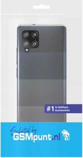 Samsung Galaxy A42 Back Cover Dun TPU Transparant afbeelding 3