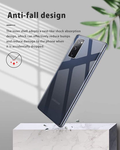Samsung Galaxy S20 FE Hoesje Flexibel en Dun TPU Transparant afbeelding 5