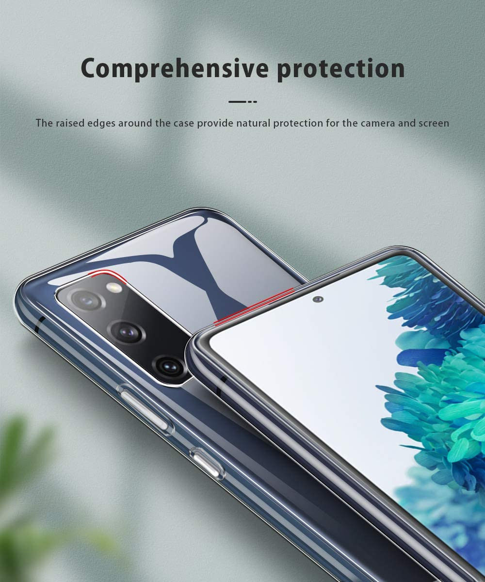 Samsung Galaxy S20 FE Hoesje Flexibel en Dun TPU Transparant afbeelding 6