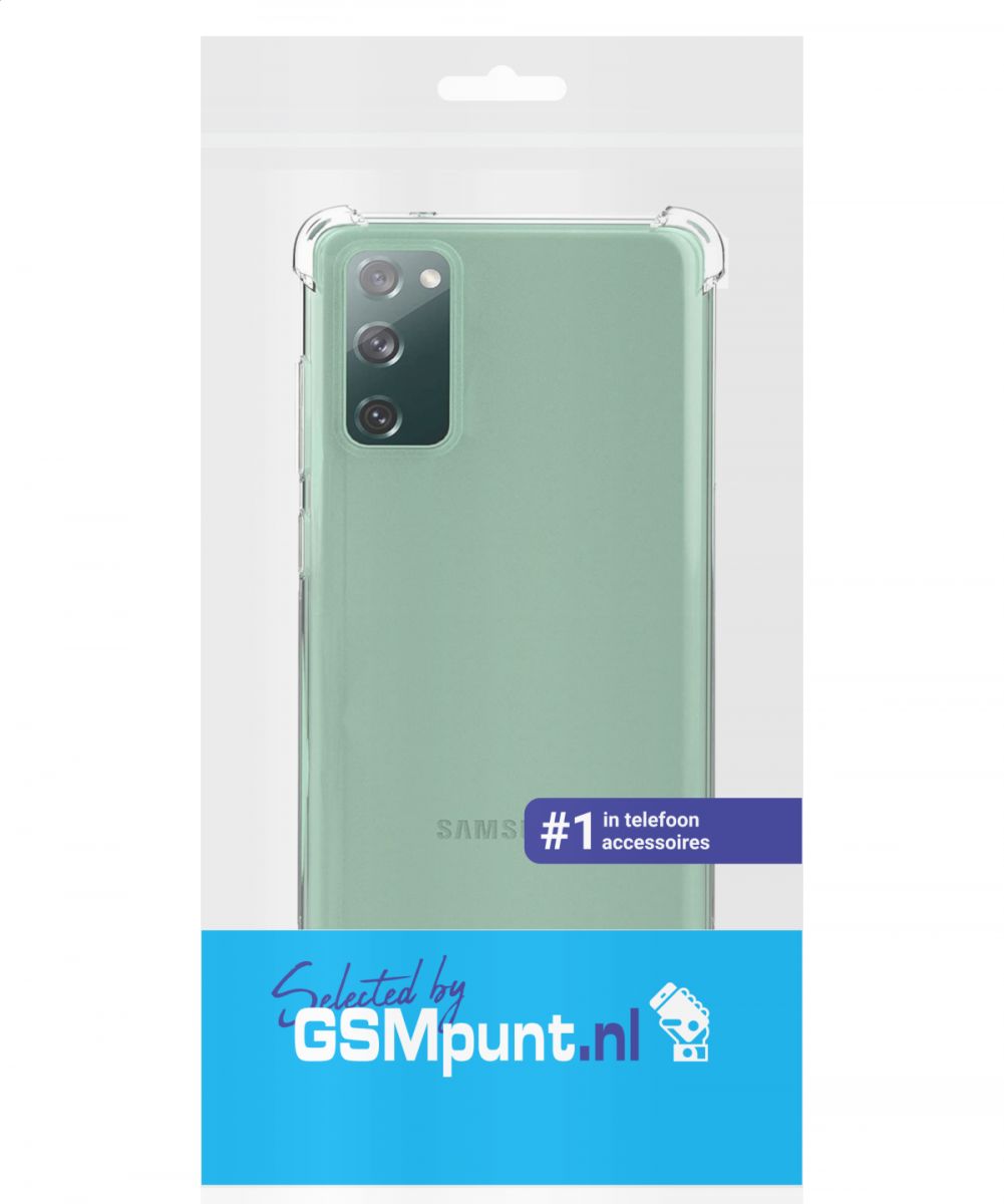 Samsung Galaxy S20 FE Hoesje Schokbestendig en Dun TPU Transparant afbeelding 4