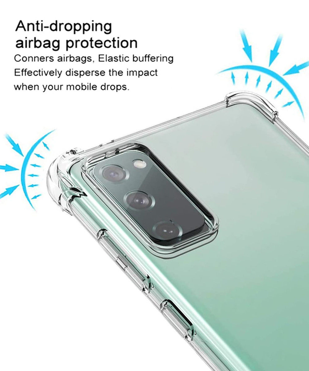 Samsung Galaxy S20 FE Hoesje Schokbestendig en Dun TPU Transparant afbeelding 10