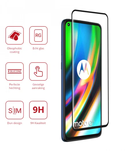 Rosso Motorola Moto G9 Plus 9H Tempered Glass Screen Protector afbeelding 2