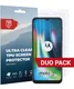 Rosso Motorola Moto G9 Play / E7+ Ultra Clear Screenprotector Duo Pack afbeelding 1