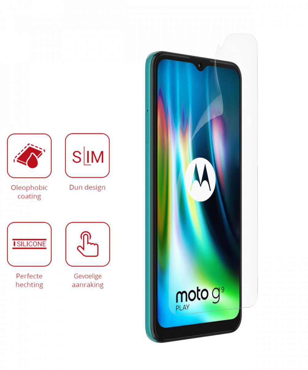 Rosso Motorola Moto G9 Play / E7+ Ultra Clear Screenprotector Duo Pack afbeelding 2