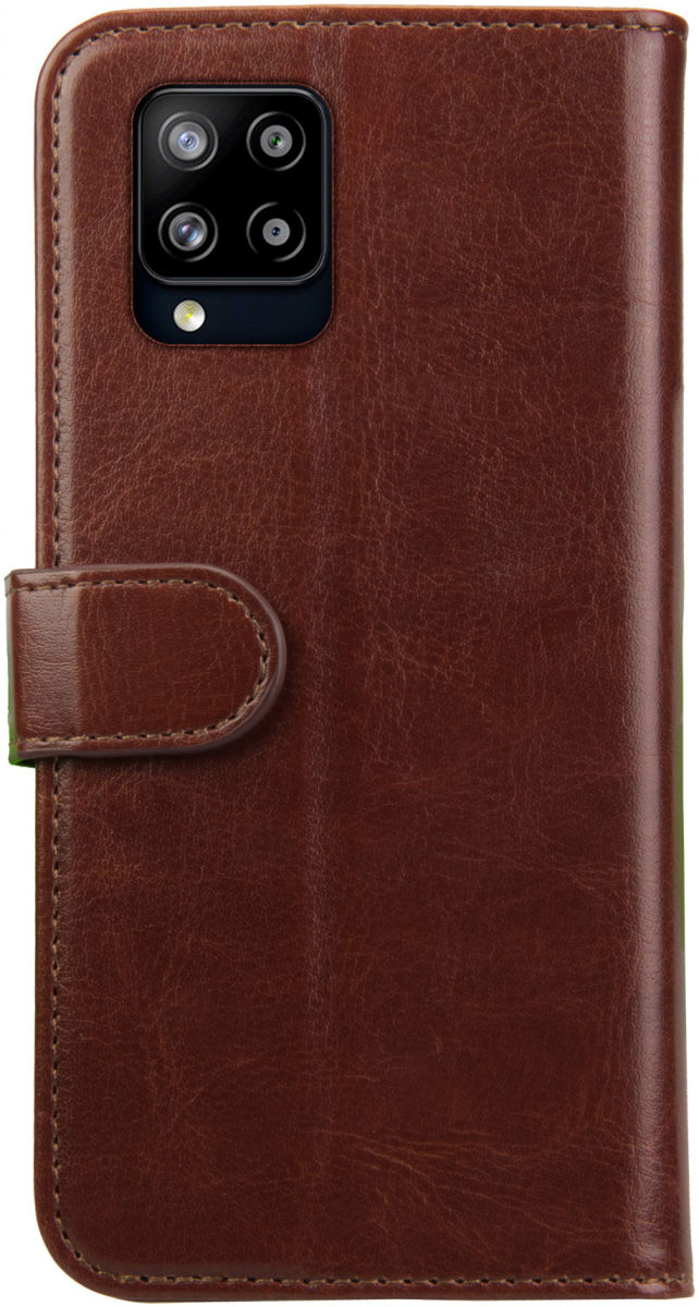 Rosso Element Samsung Galaxy A42 Hoesje Book Cover Bruin afbeelding 2