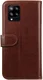 Rosso Element Samsung Galaxy A42 Hoesje Book Cover Bruin afbeelding 2