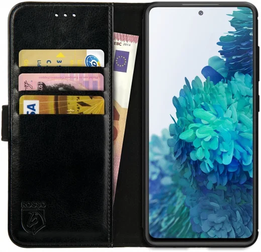 Rosso Element Samsung Galaxy S20 FE Hoesje Book Cover Zwart afbeelding 1