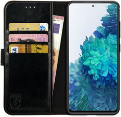 Rosso Element Samsung Galaxy S20 FE Hoesje Book Cover Zwart afbeelding
