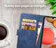 Rosso Element Samsung Galaxy A42 Hoesje Book Cover Blauw afbeelding 10