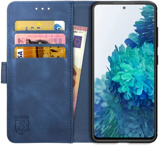 Rosso Element Samsung Galaxy S20 FE Hoesje Book Cover Blauw afbeelding 1