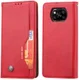Xiaomi Poco X3/X3 Pro Hoesje Portemonnee Book Case Kunstleer Rood afbeelding 4