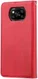 Xiaomi Poco X3/X3 Pro Hoesje Portemonnee Book Case Kunstleer Rood afbeelding 3