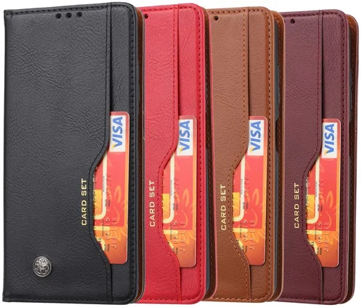 Xiaomi Poco X3/X3 Pro Hoesje Portemonnee Book Case Kunstleer Rood afbeelding 5