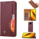 Xiaomi Poco X3/X3 Pro Hoesje Portemonnee Book Case Kunstleer Bordeaux afbeelding 5