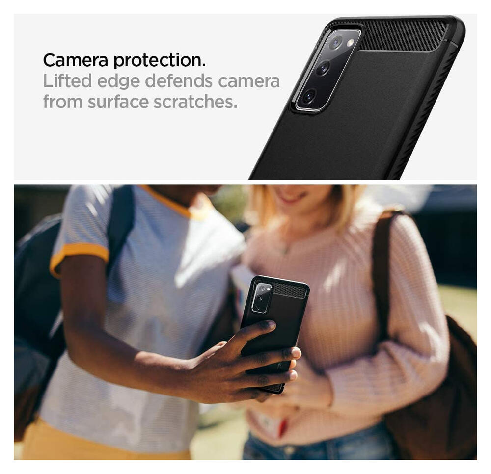 Spigen Rugged Armor Samsung Galaxy S20 FE Hoesje Zwart afbeelding 4