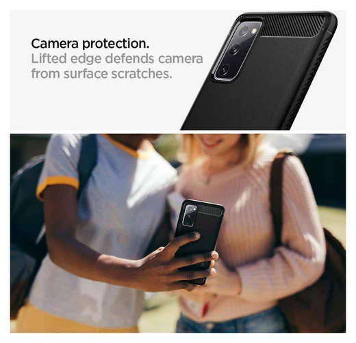 Spigen Rugged Armor Samsung Galaxy S20 FE Hoesje Zwart afbeelding 4