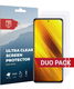 Rosso Xiaomi Poco X3/X3 Pro Screenprotector Ultra Clear Folie Duo Pack afbeelding 1