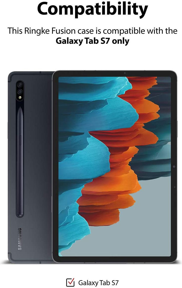 Ringke Fusion Samsung Galaxy Tab S7 Hoes Transparant afbeelding 9