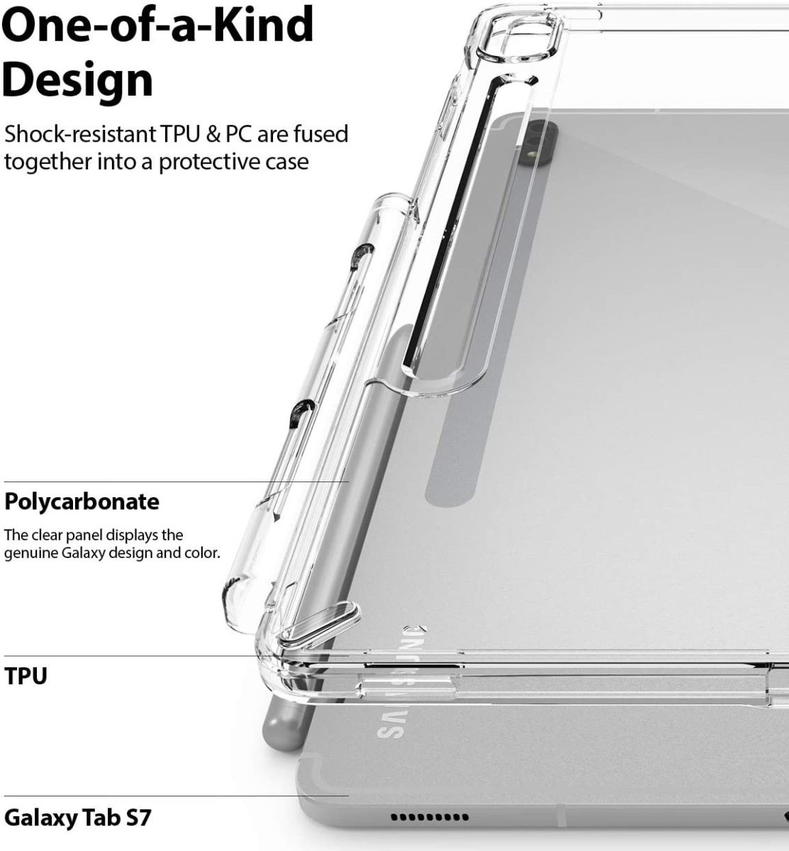 Ringke Fusion Samsung Galaxy Tab S7 Hoes Transparant afbeelding 10