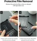 Ringke Folio Signature Samsung Galaxy Z Flip Hoesje met Koord Zwart afbeelding 14