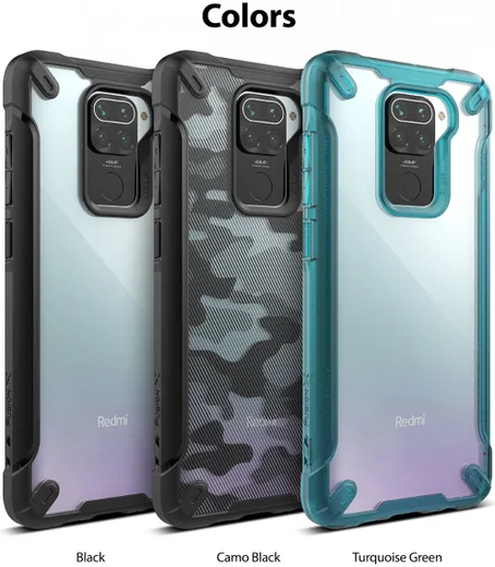 Ringke Fusion X Xiaomi Redmi Note 9 Hoesje Zwart afbeelding 10