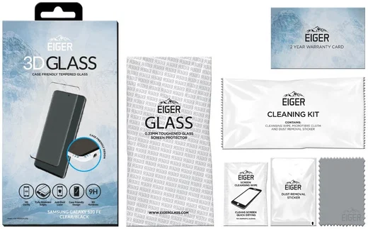 Eiger Samsung Galaxy S20 FE Tempered Glass Case Friendly Gebogen afbeelding 7