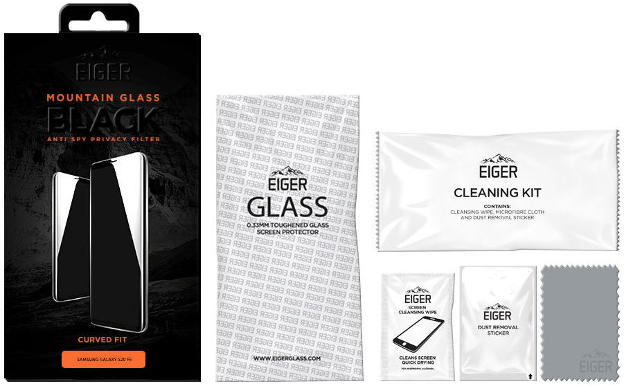 Eiger Mountain Privacy Glass Samsung Galaxy S20 FE Screen Protector afbeelding 5