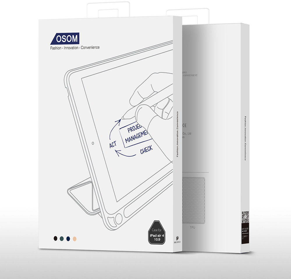 Dux Ducis Osom Series Apple iPad Air 2020 / 2022 Hoes Tri-Fold Zwart afbeelding 12