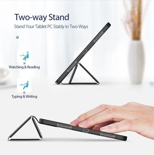 Dux Ducis Osom Series Apple iPad Air 2020 / 2022 Hoes Tri-Fold Zwart afbeelding 8