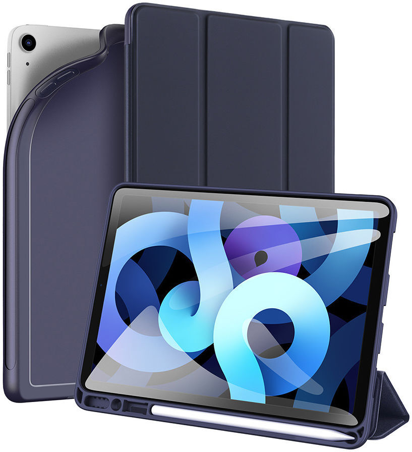 Dux Ducis Osom Series Apple iPad Air 2020 / 2022 Hoes Tri-Fold Blauw afbeelding 1