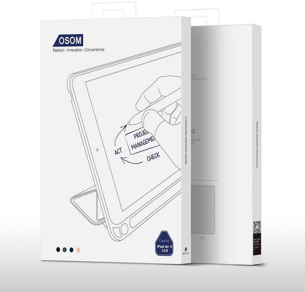 Dux Ducis Osom Series Apple iPad Air 2020 / 2022 Hoes Tri-Fold Blauw afbeelding 11