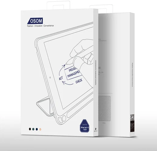 Dux Ducis Osom Series Apple iPad Air 2020 / 2022 Hoes Tri-Fold Blauw afbeelding 11