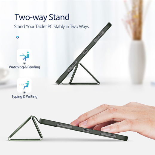Dux Ducis Osom Series Apple iPad Air 2020 / 2022 Hoes Tri-Fold Groen afbeelding 6